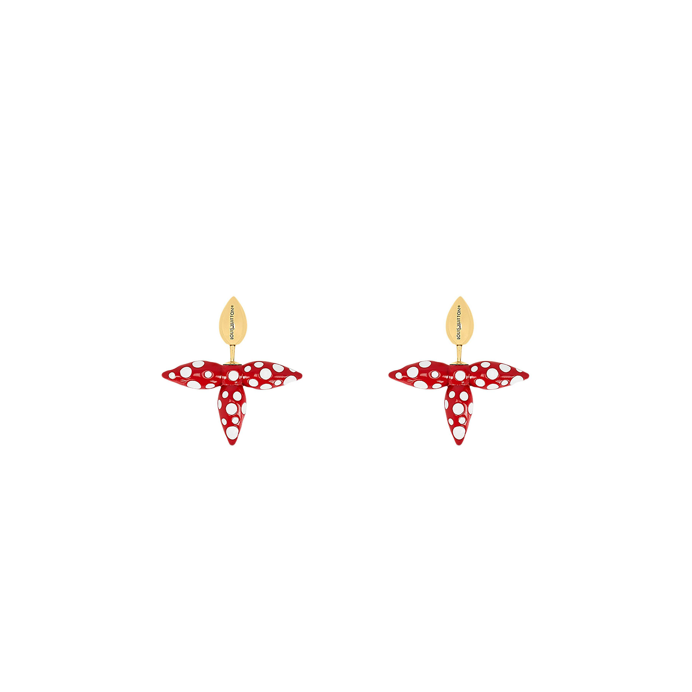 l**is V*t*n x yayoi kusama l**isette infinity dots earrings m01075